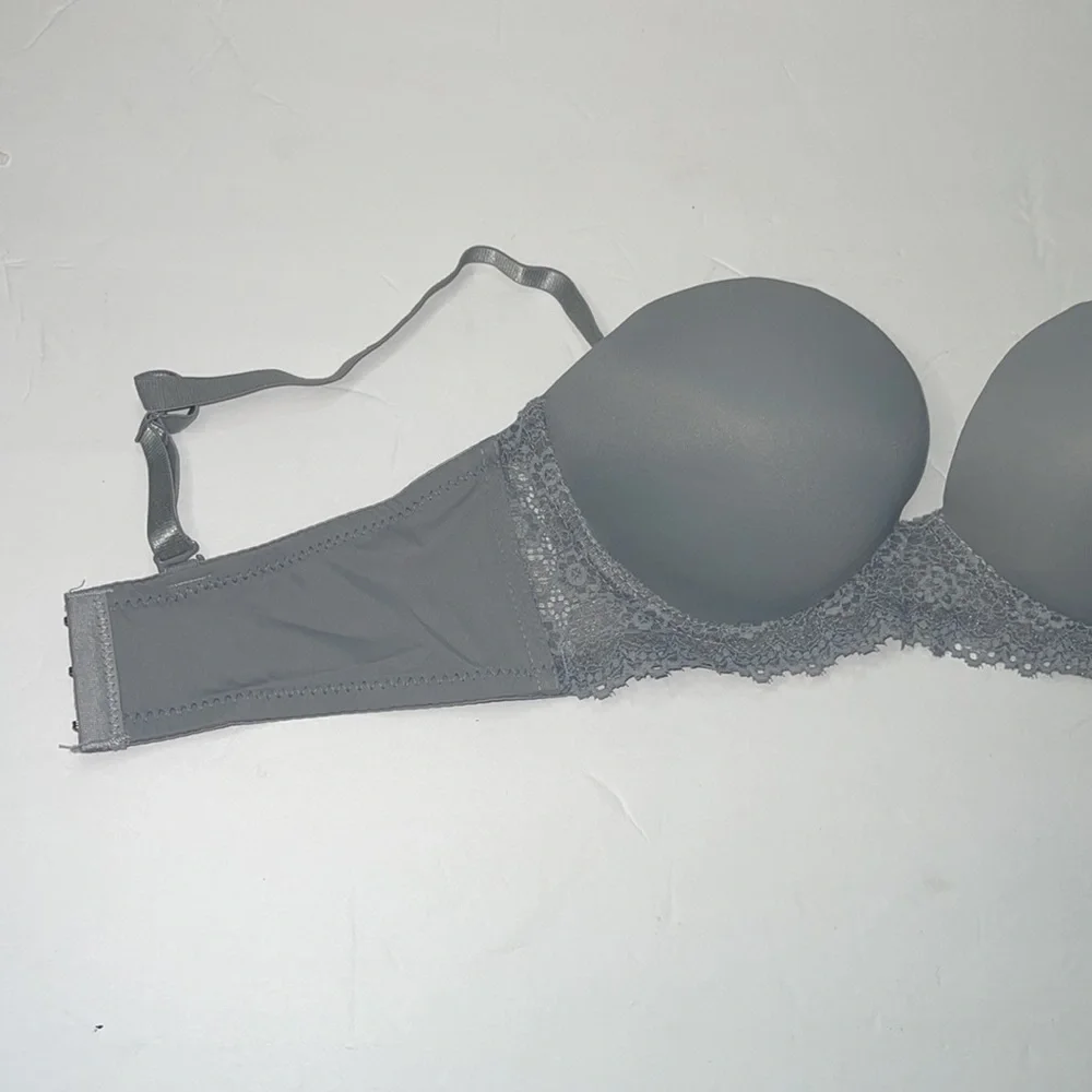 Super Push Up Extreme Padded Maximum Lift Lace Multi-way Strapless Bra.